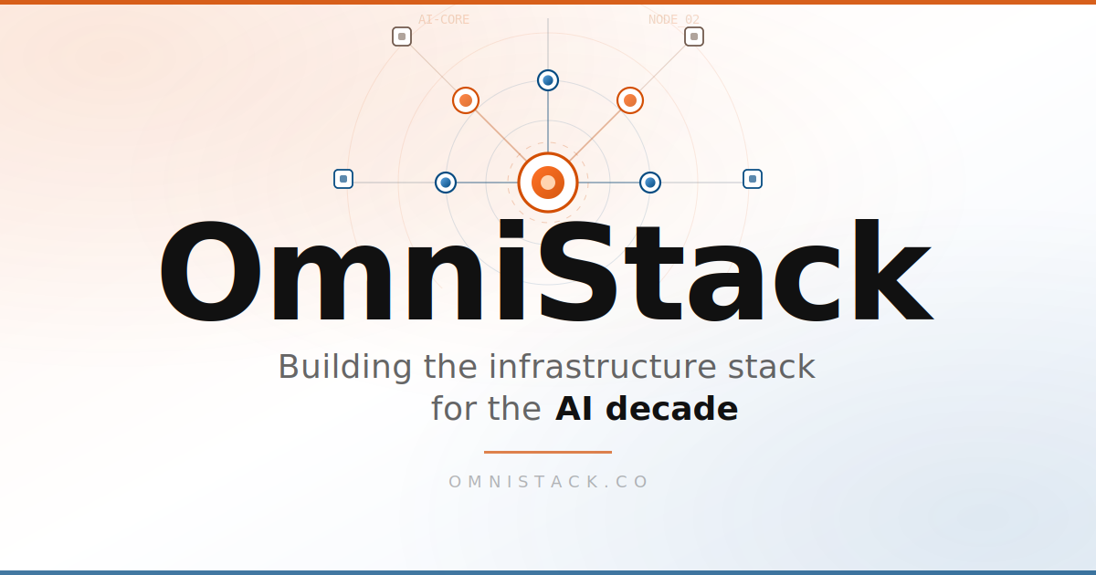 Omnistack Rack Building the infrastructure stack for the AI decade | OmniStack